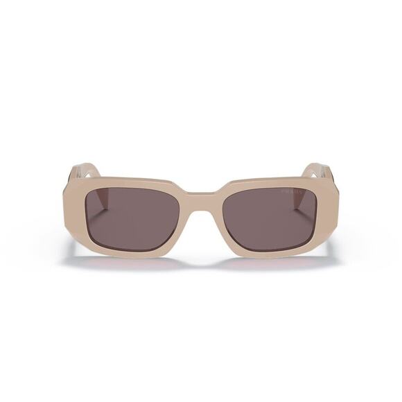 PRADA PR 17WS VYJ6X1 POWDER PURPLE BROWN LENS UNISEX SUNGLASSES AUTHENTIC - Picture 5 of 9